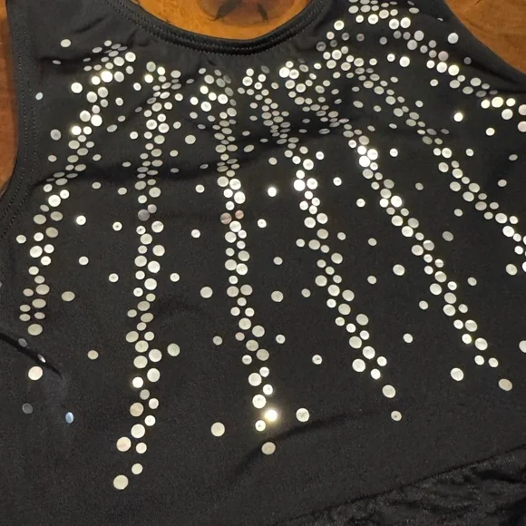 GK Black Gymnastics leotard - Picture 3 of 5